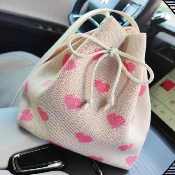 Beautiful Patterned Heart Bag ❤️🔥